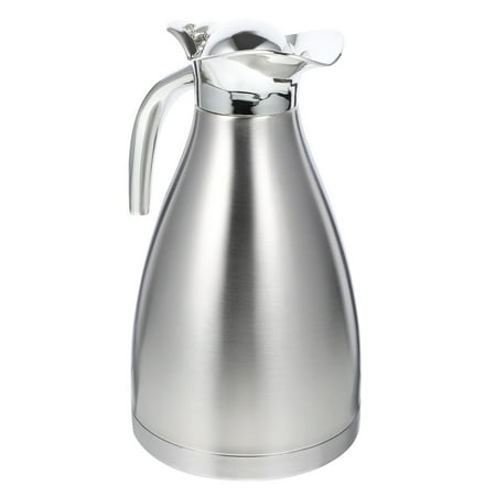 

FRCOLOR Stainless Steel Water Bottle Pot Insulated Kettle Thermal Bottle Household Water Container for Home Restaurant (Silver 1.5L Double-layer Insulated Pot)
