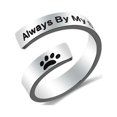 thumbnail image 1 of Anillo de joyería inspirador con grabado de acero inoxidable (plata), 1 unidad Sincero Electrónica, 1 of 1