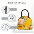 thumbnail image 5 of Lsque Sml Jeffy Print Lunch Bag, Insulated Lunch Box, Small Leakproof Cooler Food Lunch Containers Reusable High Capacity Lunch Tote Bags for Work, Travel, Outdoor, 5 of 8