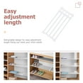 thumbnail image 5 of WRISTBIQUE Wardrobe Partition Tiering Shelf Storage Rack White Plastic 1Pack, 5 of 11