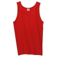 thumbnail image 5 of Gildan Classic Fit Tank Top for Men, Bound Neck Ultra Cotton Sleeveless Comfortable Tank, Red, XL, 5 of 5