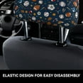 thumbnail image 4 of Kdxio Ball Sports Pattern Print 2 Piece Car Head Rest Covers Set Auto Front/Rear Seats Headrest Cover Universal Fit Most Cars,Sedan, SUV, 4 of 9