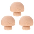 thumbnail image 3 of 3 Pcs Graffiti DIY Wooden Mushroom Ornaments Toy Decor Child Brown, 3 of 8
