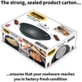 thumbnail image 6 of Futura IL26 Induction Compatible Hard Anodized Flat Bottom Deep Fry Pan / Kadhai with Stainless Steel Lid, 3.75 Liter, 6 of 7