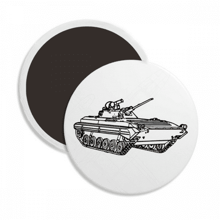 

Line Military Round Ceracs Fridge Magnet Keepsake Decoration