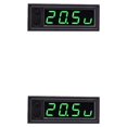 thumbnail image 2 of Maytalsory Car Clock Voltmeter Universal and Durable Accessories Green 58x22mm 2Set, 2 of 6