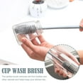 thumbnail image 3 of Silicone Bottle Brush Cup Scrubber Glass Cleaner Kitchen Cleaning Tools, 3 of 9