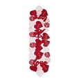 thumbnail image 1 of Camino de mesa bordado con propuesta de corazón de amor para el Día de San Valentín, manteles individuales, decoración de mesa de té con corazón de amor de estilo europeo, 1 of 10