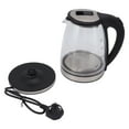 thumbnail image 2 of Electric Kettle 2L 2000W Electric Teapot Hot Water Boiler Glass Coffee Pot with Stainless Steel Rim, 2 of 10