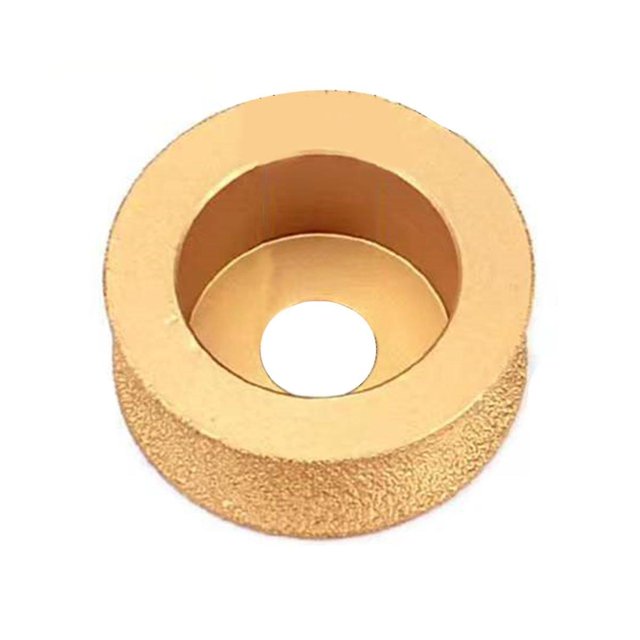Muela abrasiva soldada al vacío en seco redonda de 75 mm de diámetro interior de 20 mm - Borde de mármol Ed