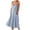 Light Blue, variant on Halter Neck Dresses for Women Womens Summer Casual Slip Dresses Spaghetti Strap Double Lined Bodycon Maxi Dress(Light Purple,2XL)