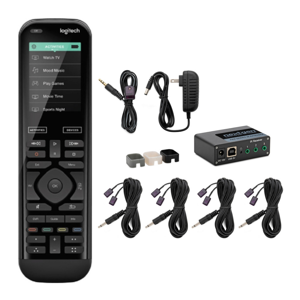 Logitech Harmony 950 Infrared Remote Control and Wired Remote Control