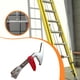 thumbnail image 4 of Escalera extensible con bloqueo de peldaño, aleación de aluminio, rendimiento robusto, fácil instalación, marco en a, piezas de escalera de fibra de v Tornillo derecho de 45 cm, 4 of 5