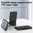 thumbnail image 3 of Dteck Waterproof Case for iPhone 16 Plus,Shockproof IP68 Underwater Case Compatible with Mag Safe Cover Built-in Ring Invisible Stand Full Body Protection Case for iPhone 16 Plus,Gray, 3 of 7