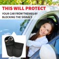 thumbnail image 2 of SHAR New Faraday Pouch for Car Keys - 2 Pack Faraday Bag - Car Key Signal Blocking Pouch - Key Holder - RFID Key Blocking Bag for Car Security - Car Key Case - Key Pouch RFID Keyless C, 2 of 5