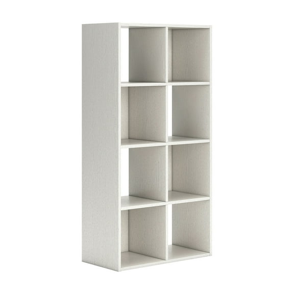 Signature Design by Ashley Langdrew 8 Cube Storage Organizer or Bookcase, Black