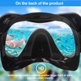 thumbnail image 5 of Scuba Diving Mask Snorkel Set For Adults Tempered Glass Professional Panoramic Snorkeling Gear Swimming Training Snorkel Kit, 5 of 5