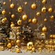 thumbnail image 2 of 6cm-20cm Christmas Decorative Balls Glossy/Matt/Glitter Gold Color Plastic Ball Xmas Tree Ornament Pendant Hanging 2024 Navidad, 2 of 5