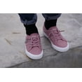 thumbnail image 2 of Women Sneakers Low Top Slip On Lace up Shoes Fashion Zipper Decor Canvas Flats Walking Running Shoes Fashion Play Sneakers, 2 of 11