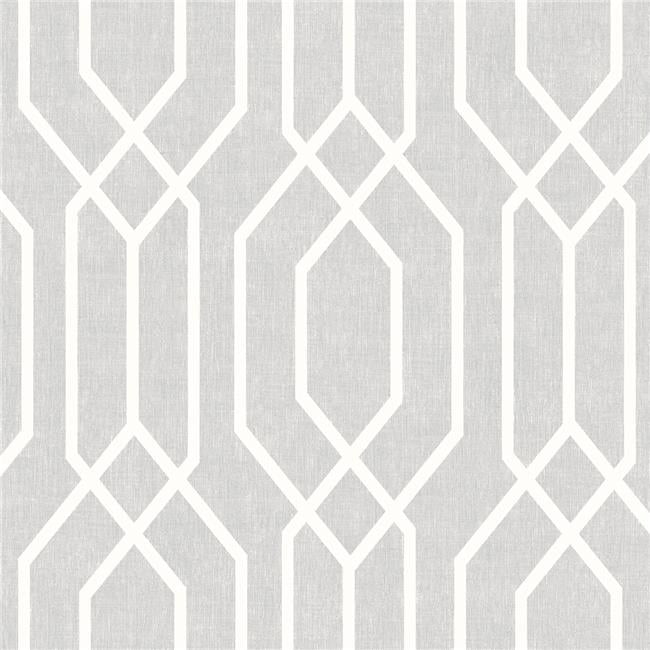 Arthouse 908300 New York Geo Wallpaper, Light Grey