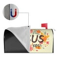 thumbnail image 5 of PHELIKA Jesus Loves You Christian Monogram 01 Magnetic Mailbox Covers Standard Size 21"H x 18"W, 5 of 8