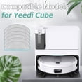 thumbnail image 2 of ABCISI Mop Pad Replacement Part for Yeedi Cube for Yeedi CC Robotic Robot Vacuum Cleaner, 6 Pcs Washable and Reusable Soft Microfiber Mop Pads Accessories, 2 of 7