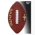 thumbnail image 2 of Franklin Sports NFL New Orleans Saints Football - Youth Junior Size Football for Kids - Official NFL Team Logo + Colors Youth Football - Kids NFL Fan Shop Football, 2 of 13