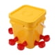 thumbnail image 2 of Bebedero automático para pollos con barril portátil de 12 l, equipo para aves de corral, cubo para ganso y pato, cuenco rojo para pájaros y tornillos negros., 2 of 14