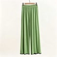 thumbnail image 2 of Bovxnpu Womens Pajamas Bottoms Sleep Pants Cotton High Waist Thin Casual Wide Leg Long Pants Sleepwear, 2 of 8