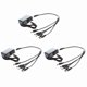 thumbnail image 1 of 3X Pedal de Efectos de 9 V, Adaptador de CA CC, Enchufe de EE. UU. Con Cable Dividido de Cadena de 5 Vías, 1 of 5