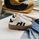 thumbnail image 1 of Zapatillas de deporte para niñas, primavera y otoño, estilo coreano, zapatillas retro para niños, zapatos casuales para niños medianos y grandes, zapatos blancos para niños, 1 of 6