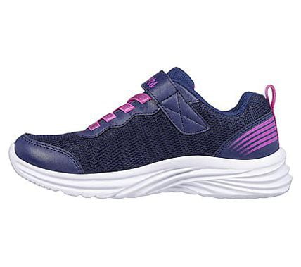 Skechers Girls' Shoes Athletic Sneaker Navy, Periwinkle Size 1 Big Kid