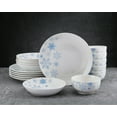 thumbnail image 2 of Studio Nova 18-Piece Winter Snowflakes Porcelain Dinnerware Set, 2 of 13