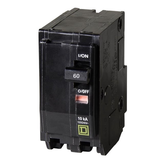 Disyuntor Schneider Electric QO 60A de 2 polos con indicador