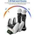 thumbnail image 2 of FYBTO PS5 Controller Charger Station, 4 in 1 PS5 Controller Charging Station, Fast Charging Dock Compatible with PS 5 VR Wireless Controller,, 2 of 7
