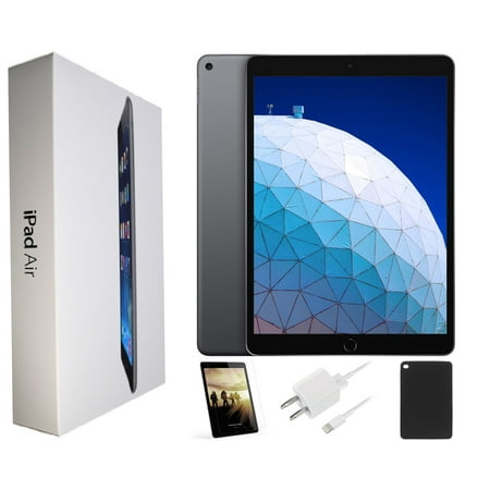 Refurbished Apple iPad Air 2 Space Gray, 64GB, Wi-Fi Only, 9.7-inch, Exclusive Bundle Deal, Free 2-Day Shipping [2ND LATEST (Find The Best Deals Refurbished Ipads)