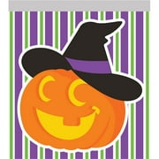 Club Pack of 120 Multicolor Halloween Pumpkin Witch Cello Party Sandwich Bags 9"