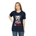 thumbnail image 5 of Patriotic Dogs 4 Of July Independence Day America Jersey Short Sleeve Tee, 5 of 12