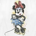 thumbnail image 2 of Women's Mickey & Friends Minnie Mouse Sketch Graphic Tee White 2X Large, 2 of 4