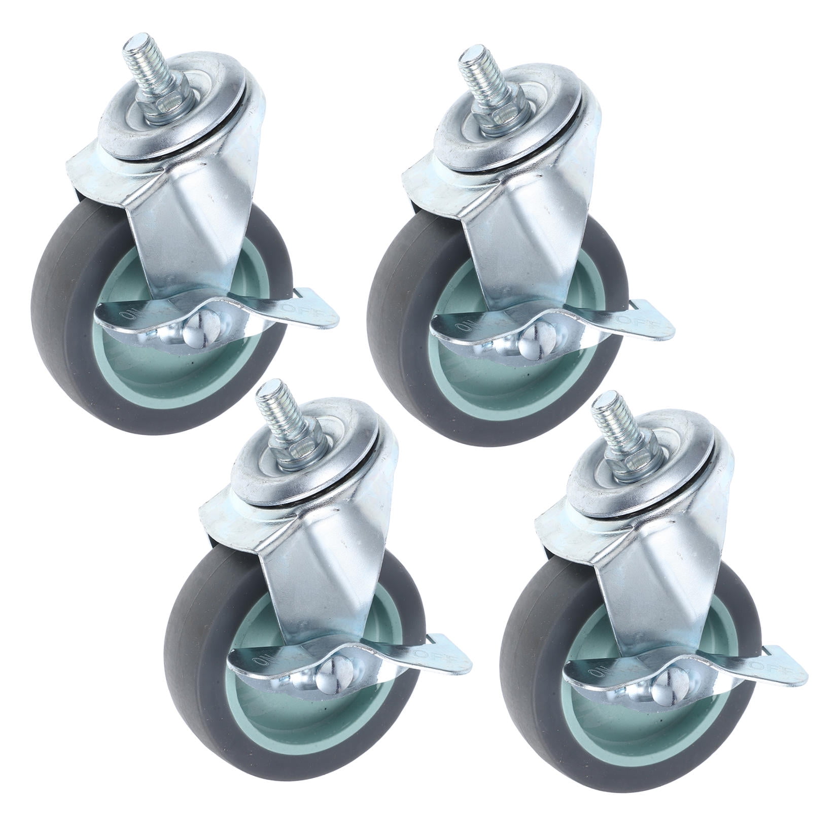 SHOWERORO wheels for table TPR Steel 4Pcs