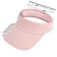 thumbnail image 5 of Hats for Women Kids Breathable Visor Cap Adjustable Headband Outdoor Sport Hat Black One Size, 5 of 9