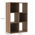 thumbnail image 5 of Style Selections 35.88-Inches H x 24.13-Inches W x 11.63-Inches D Rye Stackable Wood laminate 6 Cube organizer, 5 of 8