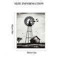 Alepadnf Barn Windmill Canvas Wall Art Decor for Living Room Bedroom
