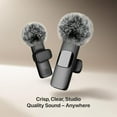 thumbnail image 3 of Superior Hub (Latest Model - Wireless Microphone for iPhone, iPad, Android, Lavalier Microphone for Video Recording - iPhone Mic Crystal Clear Recording with USB-C for Podcast (iPhone 14 & Below), 3 of 6