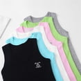 thumbnail image 6 of SXcggal Children's Cotton Vests Summer Boys And Girls Vests Boys Vests Girls I Shaped Vests Fashionable Casual Breathable Girls'Tops, 6 of 6