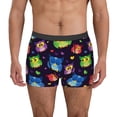 thumbnail image 1 of Balery Owls And Hearts Calzoncillos bóxer para hombre, ropa interior de algodón suave y transpirable con cinturilla de nailon-XX-Large, 1 of 5