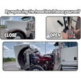thumbnail image 4 of 2x Durable Black Hood Latch Bases for Kenworth and Peterbilt Models 1987-2011 Hood Latching Functionality, 4 of 8