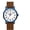 Blue-Brown, variant on Original Nurse Watch - Medical Timepiece with Easy-Read Dial, Second Hand, Water Resistant, Designed for Healthcare Professionals in Scrub Colors