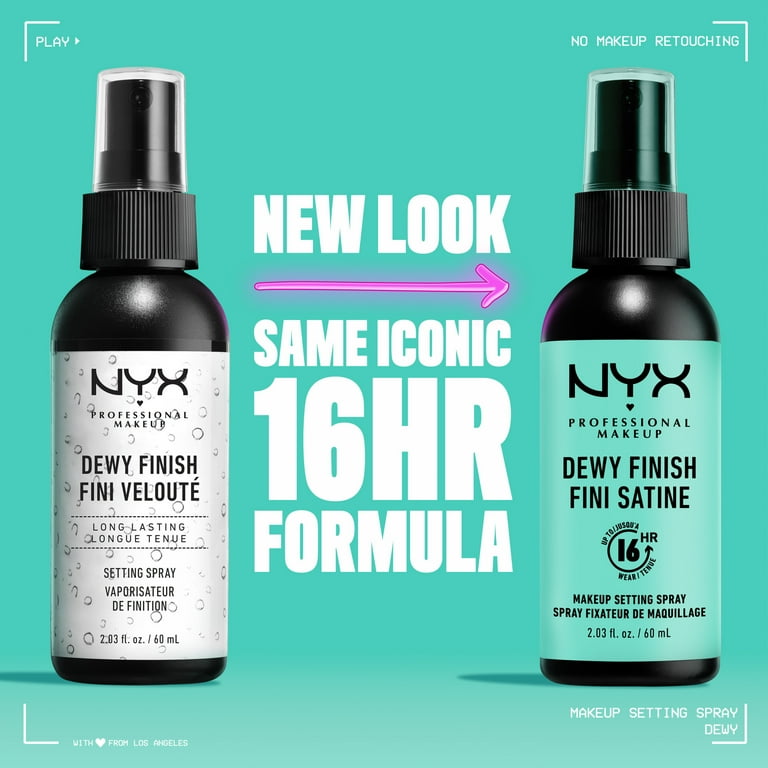 NYX Professional Makeup Dewy Finish Setting Spray, 2.03 fl oz photo 8
