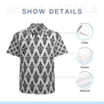 thumbnail image 7 of High Quality Hawaiian Shirts for Men Short Sleeve Aloha Beach Shirt Floral Summer Casual Button Down Shirts Blouses P6P266, 7 of 7
